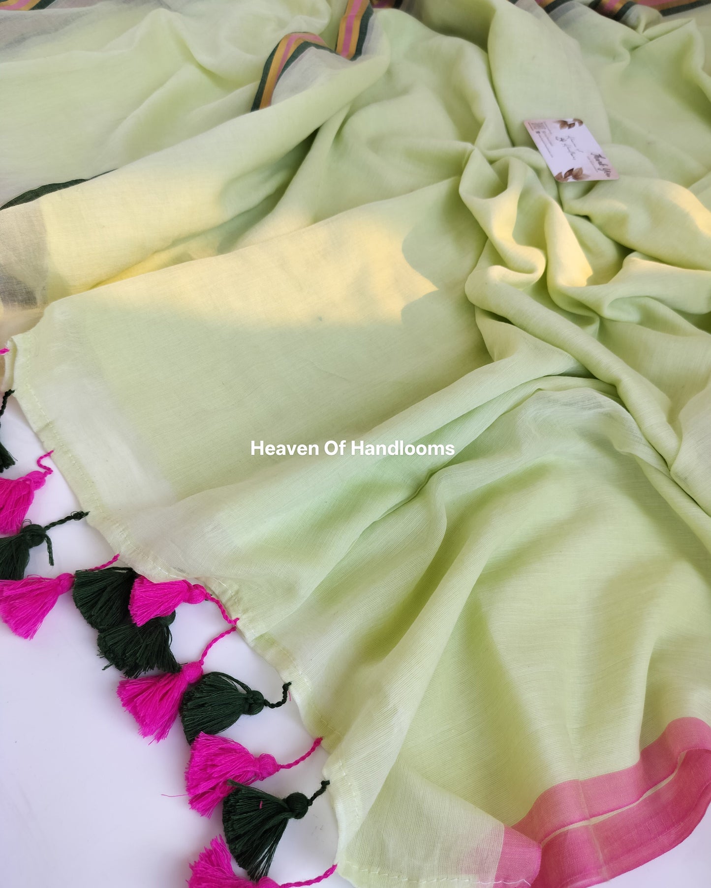 Festive Saree - Pastel Pista