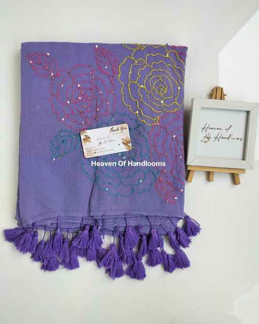 Premium Hand Stitch - Pastel Purple