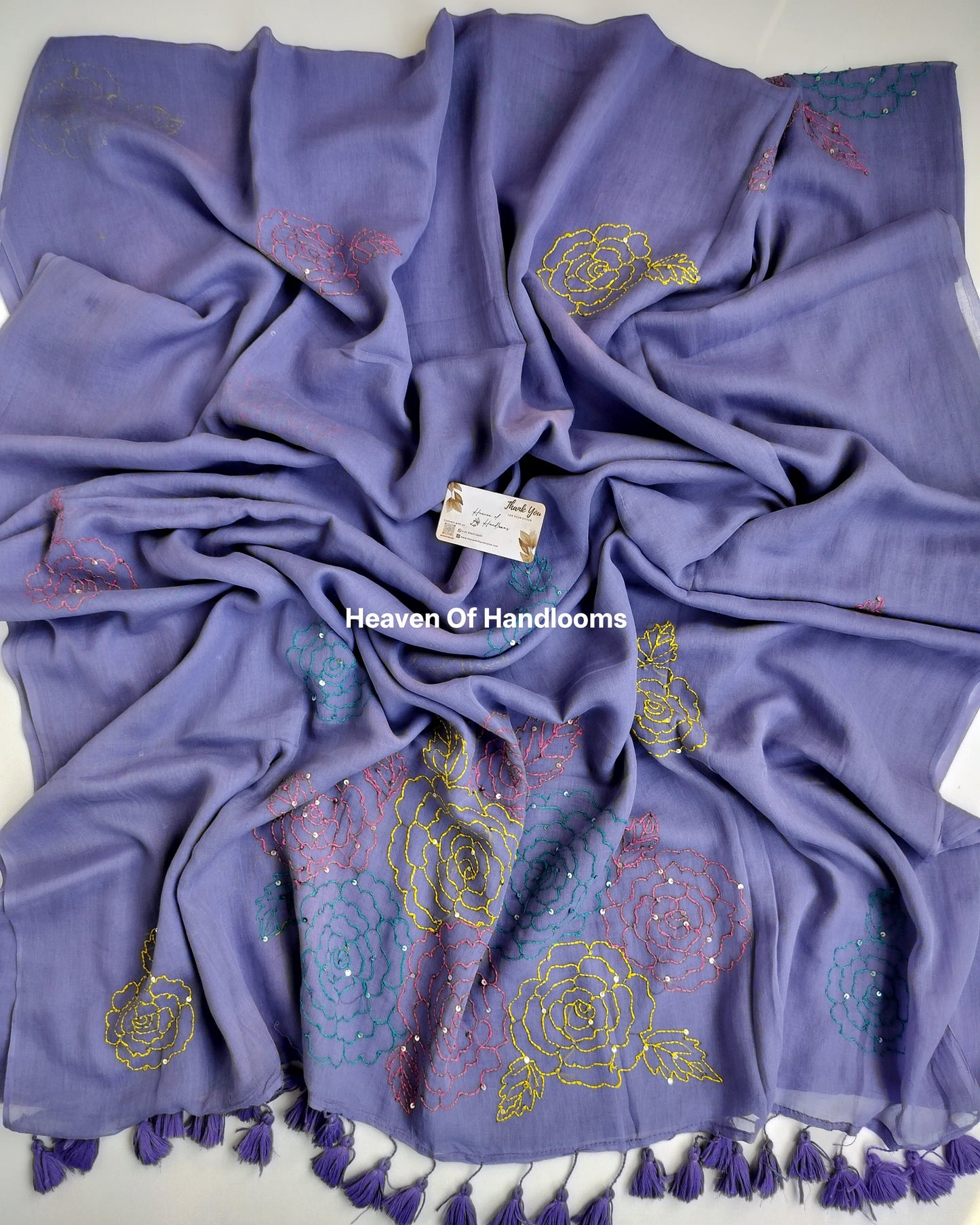 Premium Hand Stitch - Pastel Purple