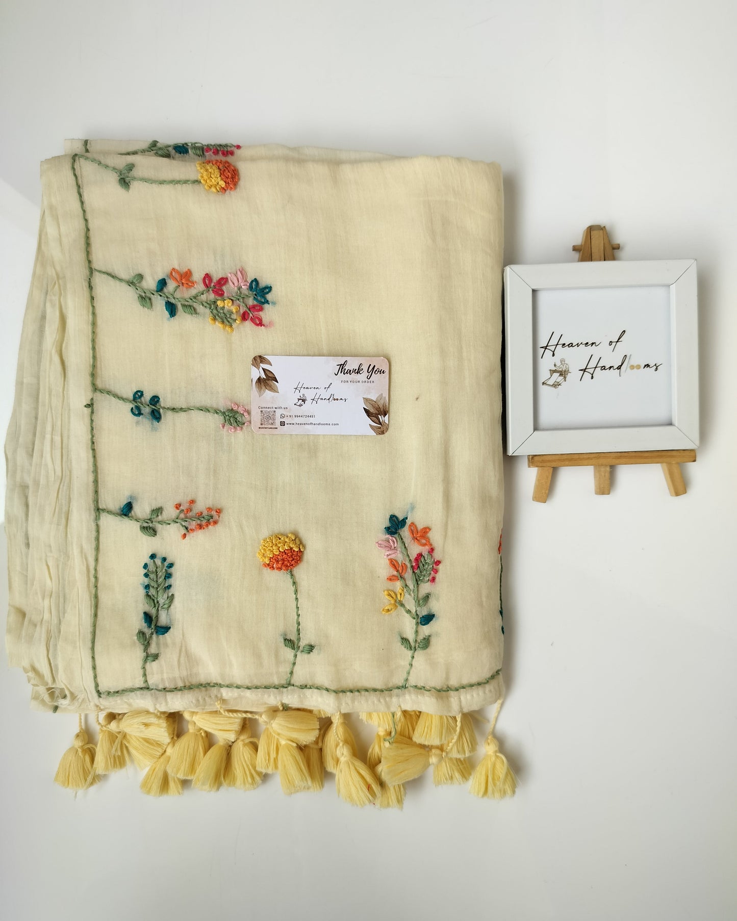 Premium Hand Stitch - Cream