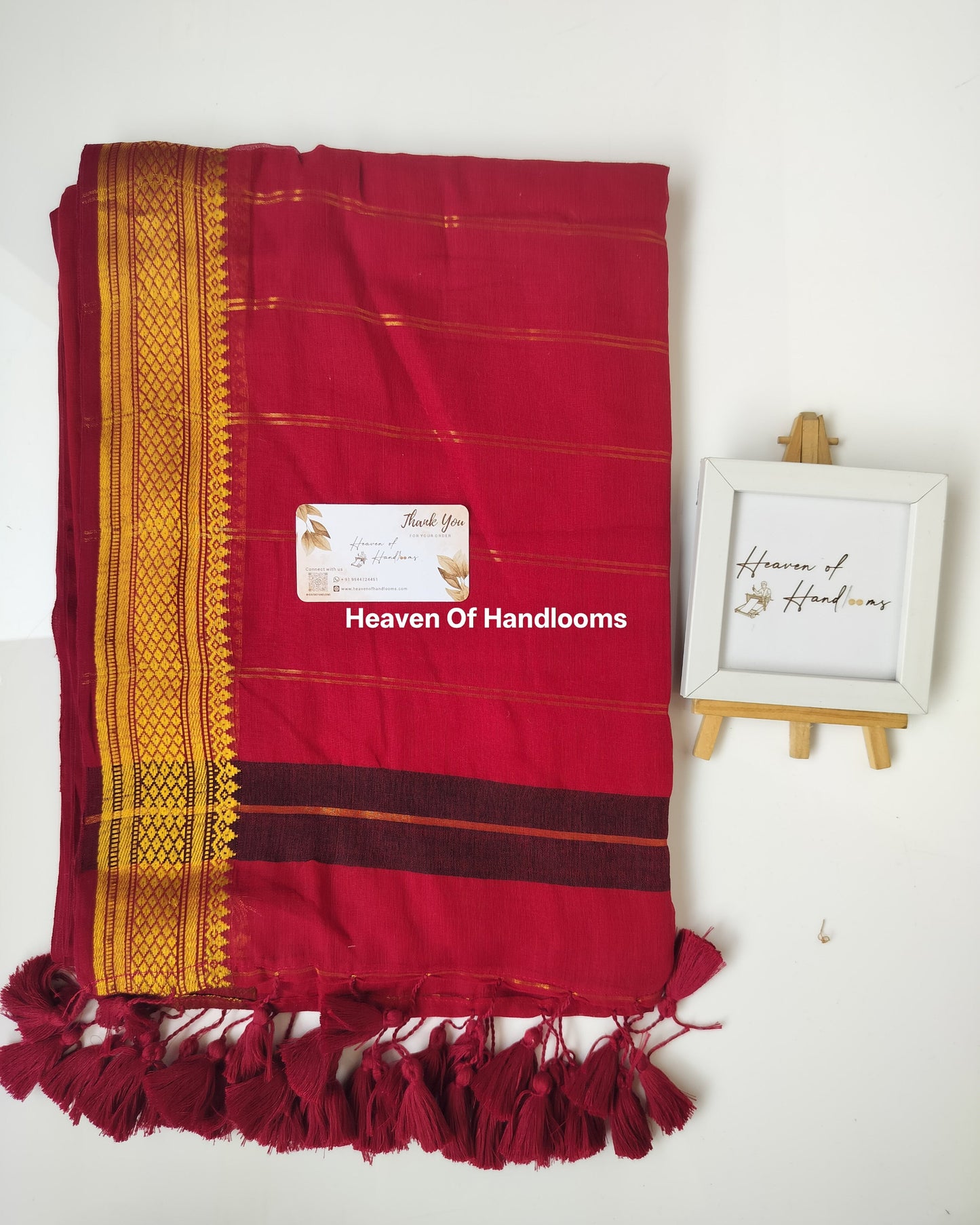 Festive Saree - Maroon Kanchi