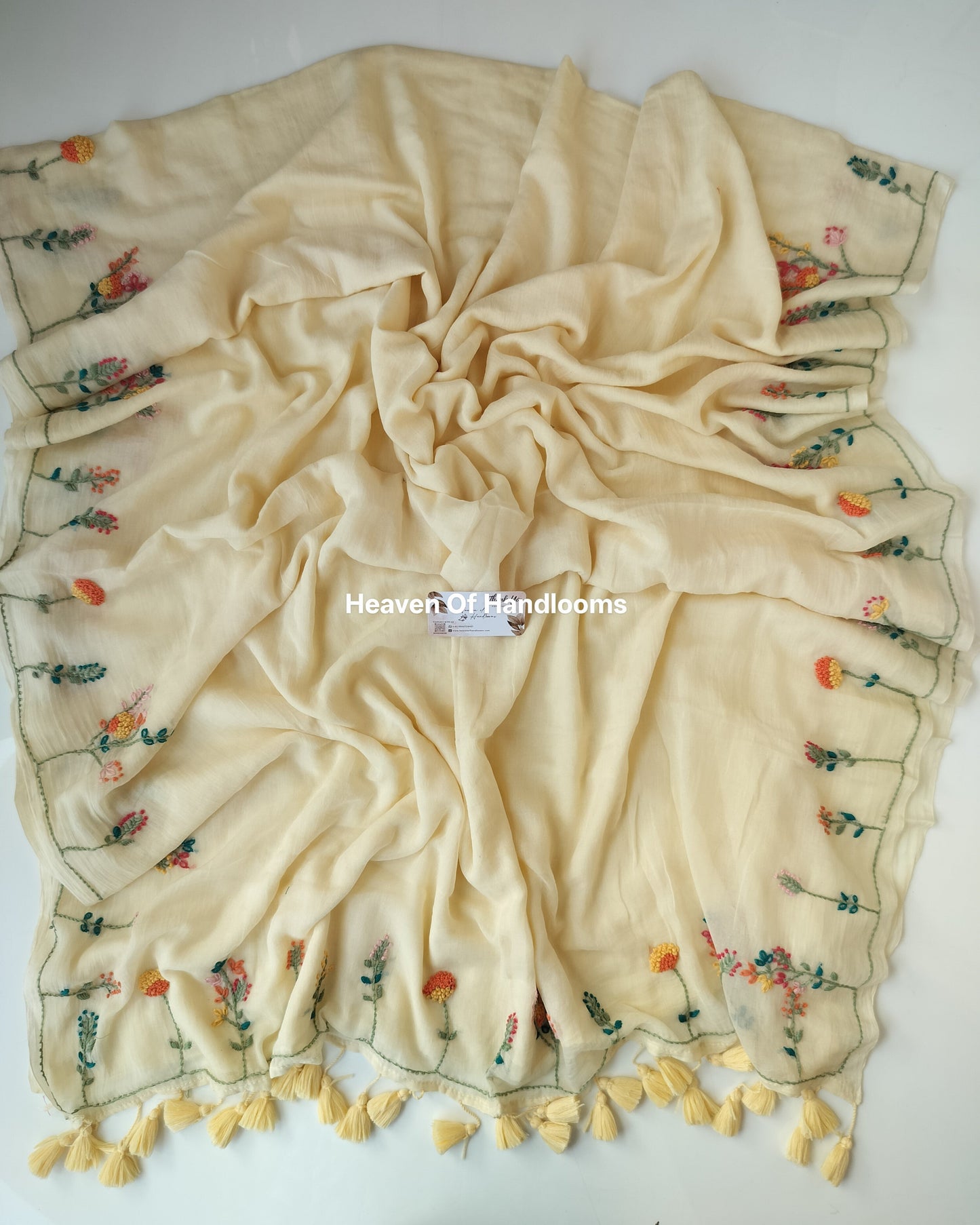 Premium Hand Stitch - Cream