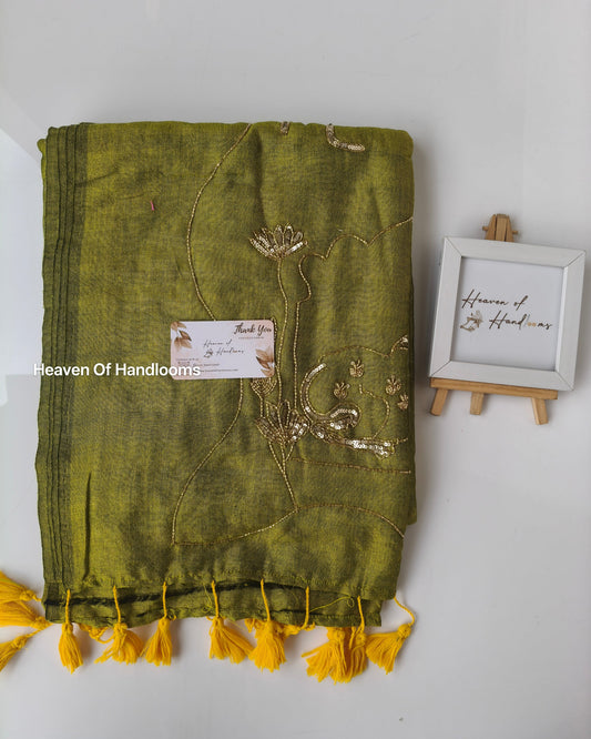 Premium Hand Stitch - Olive Shiva