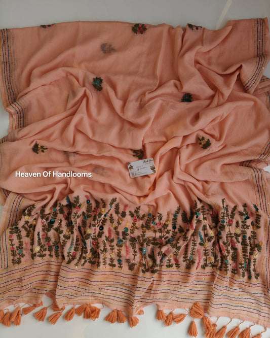 Premium Hand Stitch - Peach Bullion