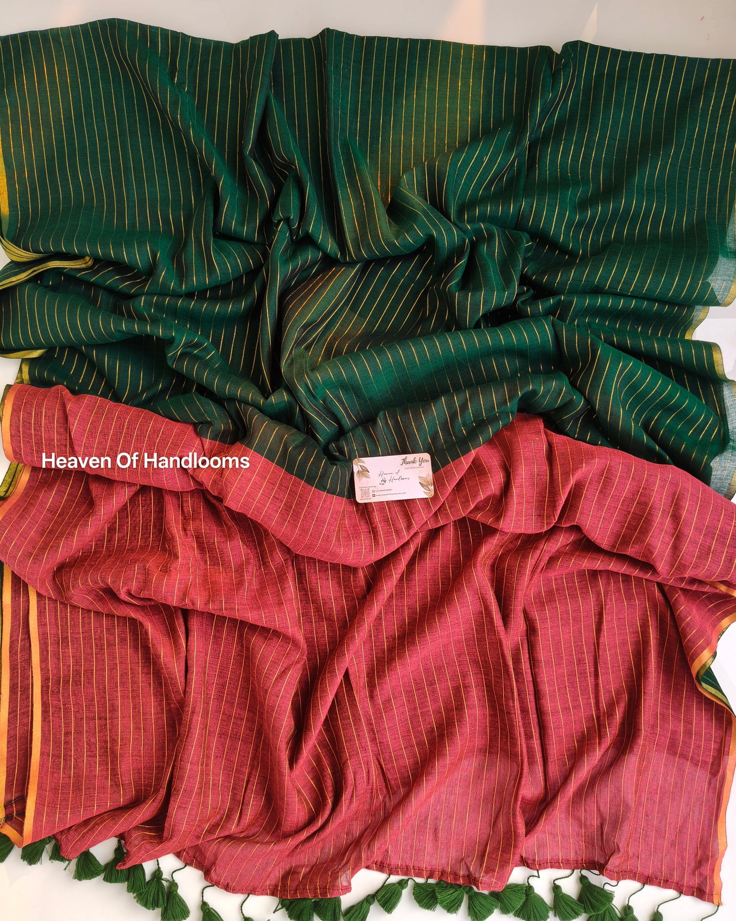 Festive Saree - Bottle Marron