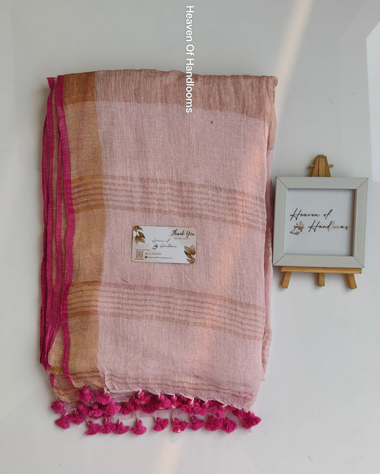 Linen by Linen - Pink Border