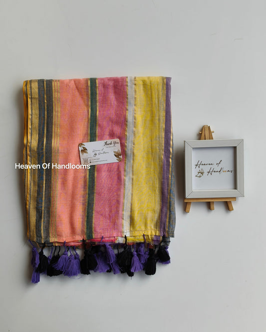 Festive Saree - Candy Stripe