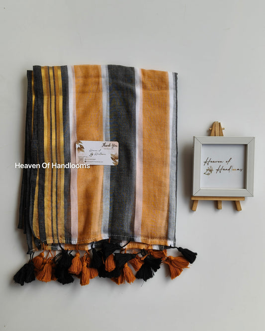 Festive Saree - Deer Stripe