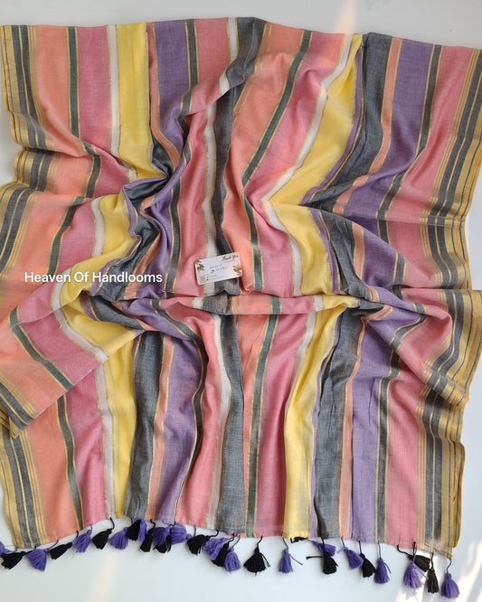 Festive Saree - Candy Stripe