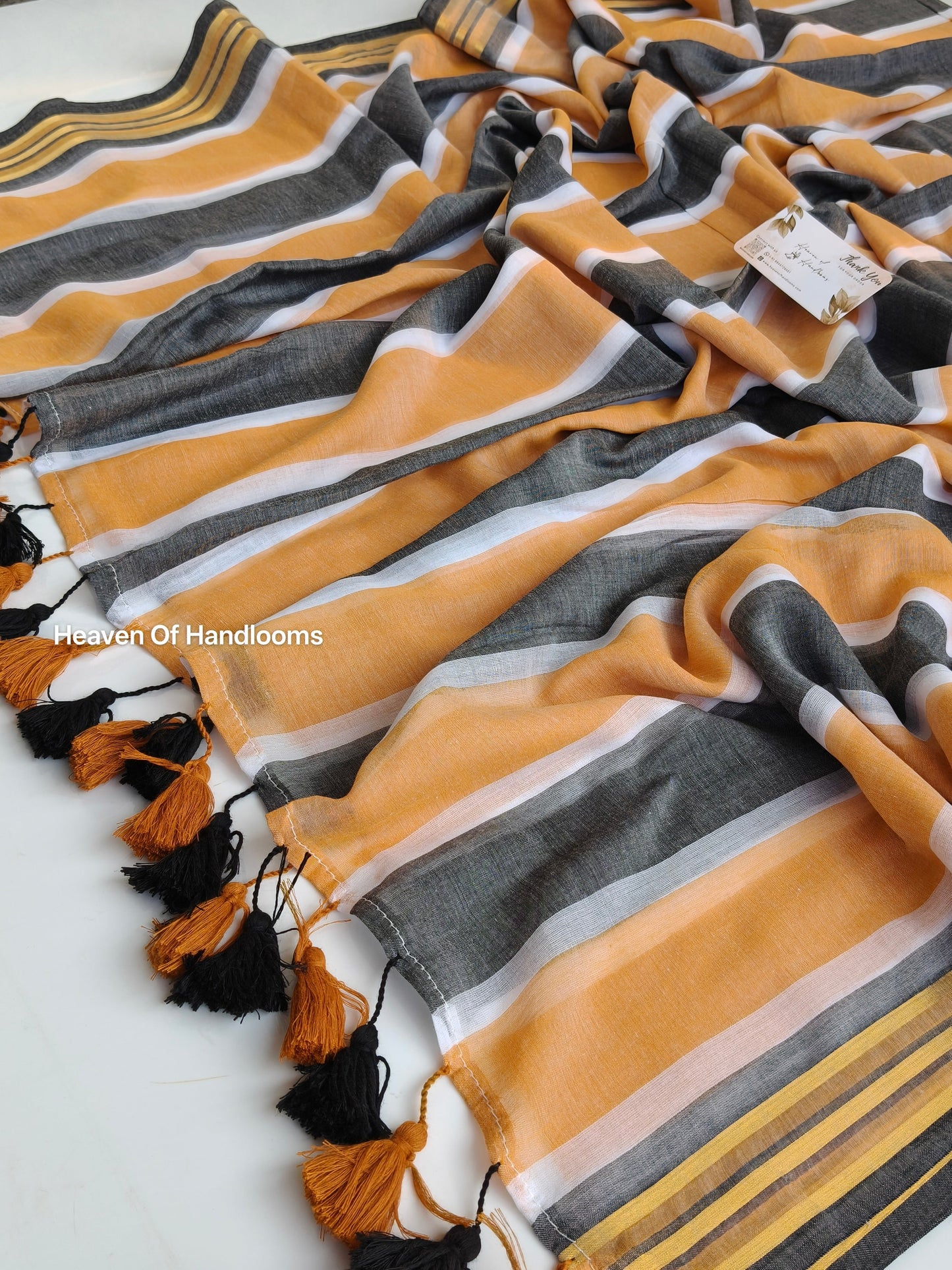 Festive Saree - Deer Stripe