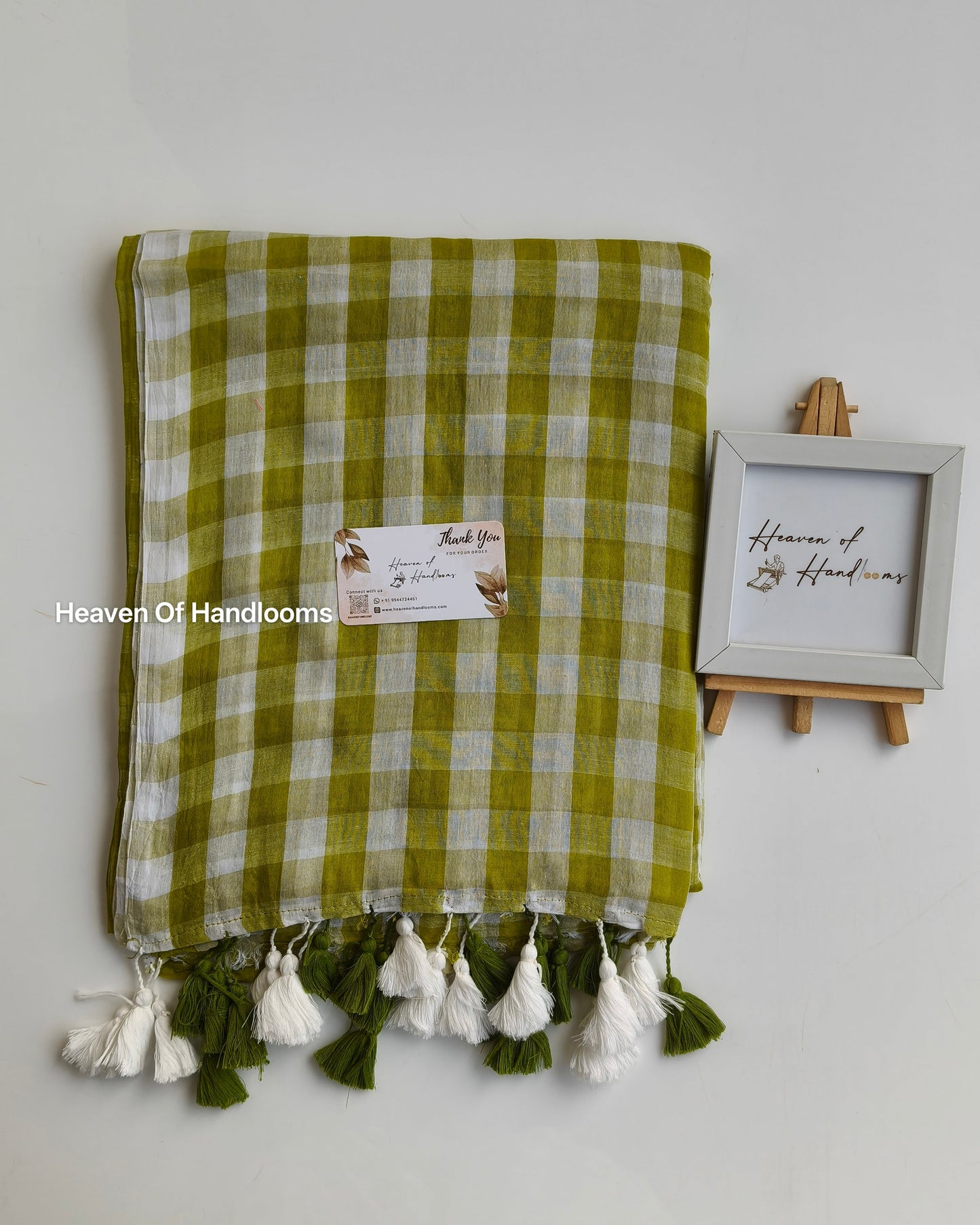 Corporate Choice  - Olive White Check
