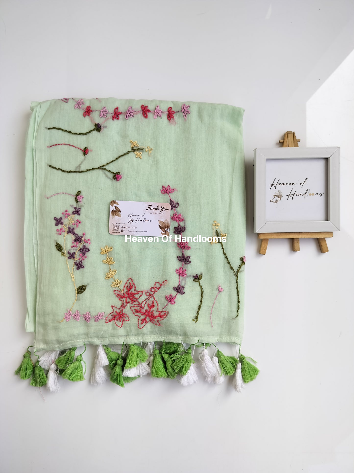 Premium Hand Stitch - Trish Floral Garden