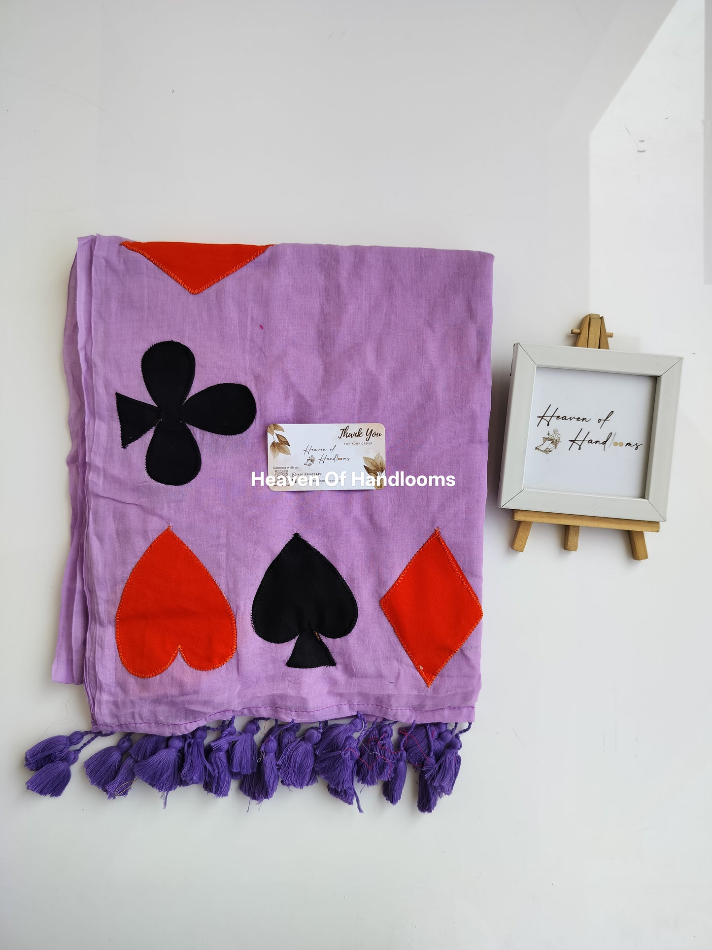 Festive Saree - Purple Patch