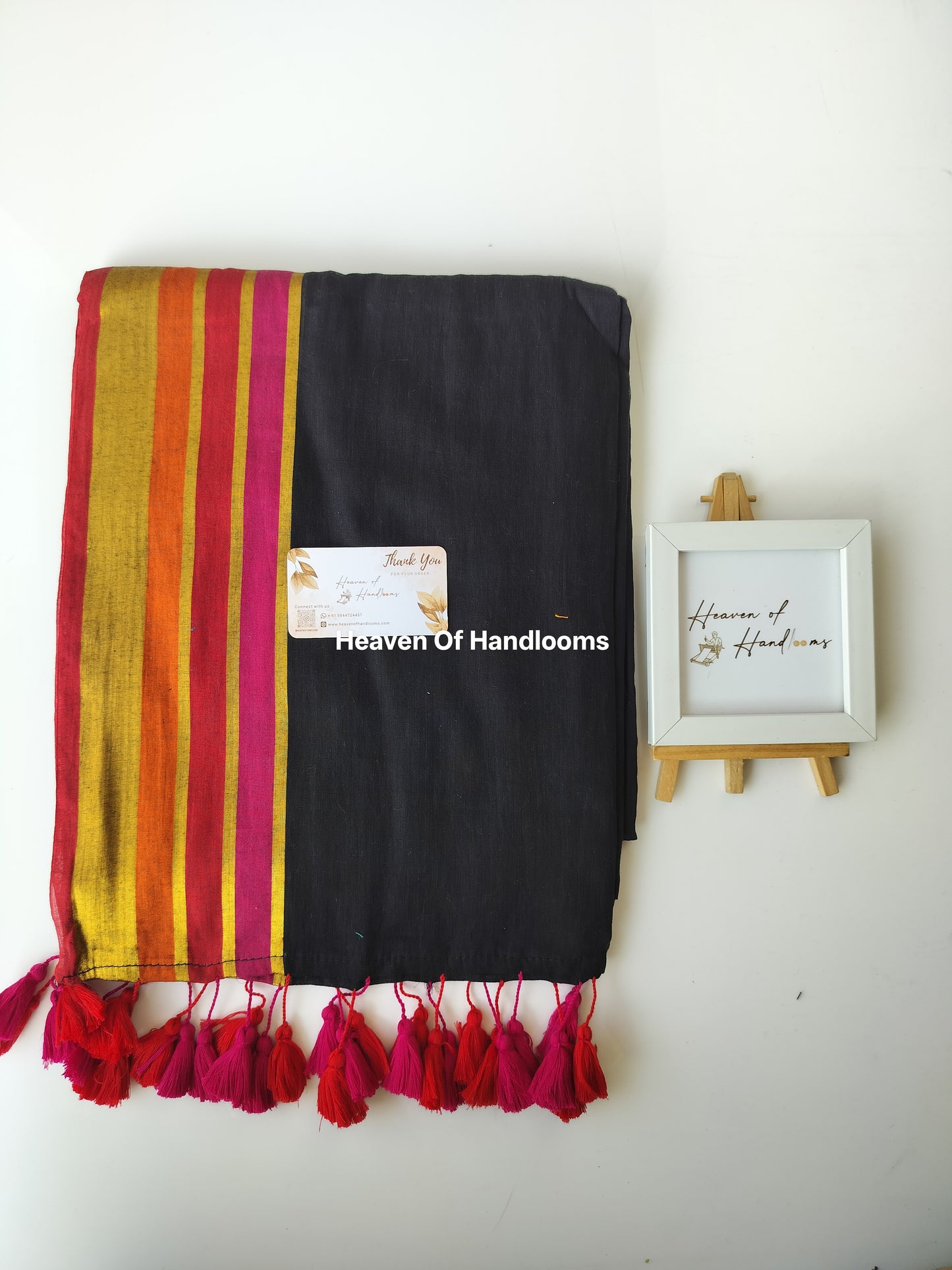 Festive Saree - Double Shade Stripe