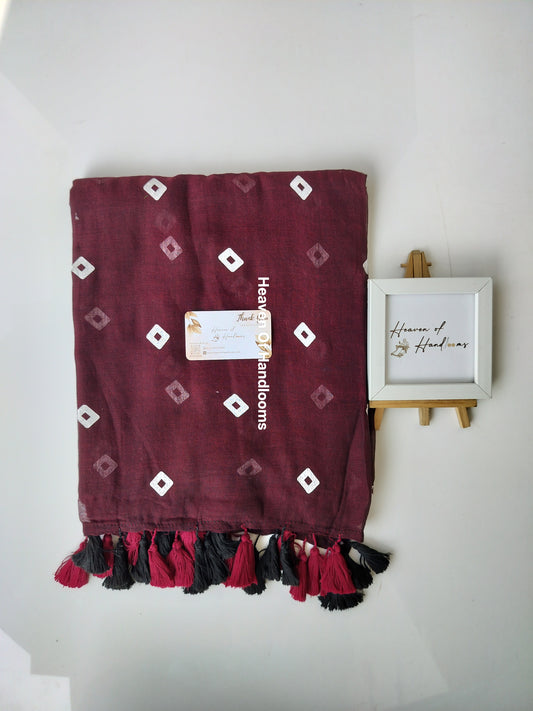 Printed Saree - Dye Podi