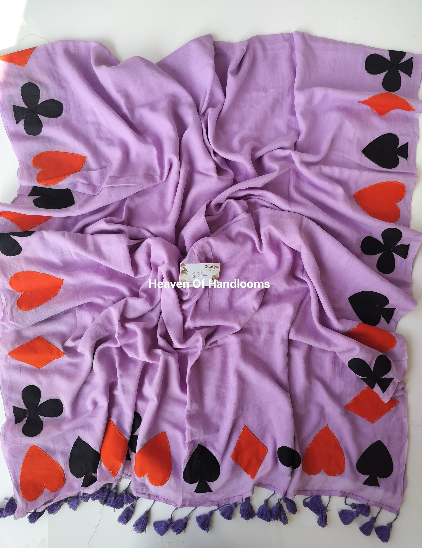 Festive Saree - Purple Patch