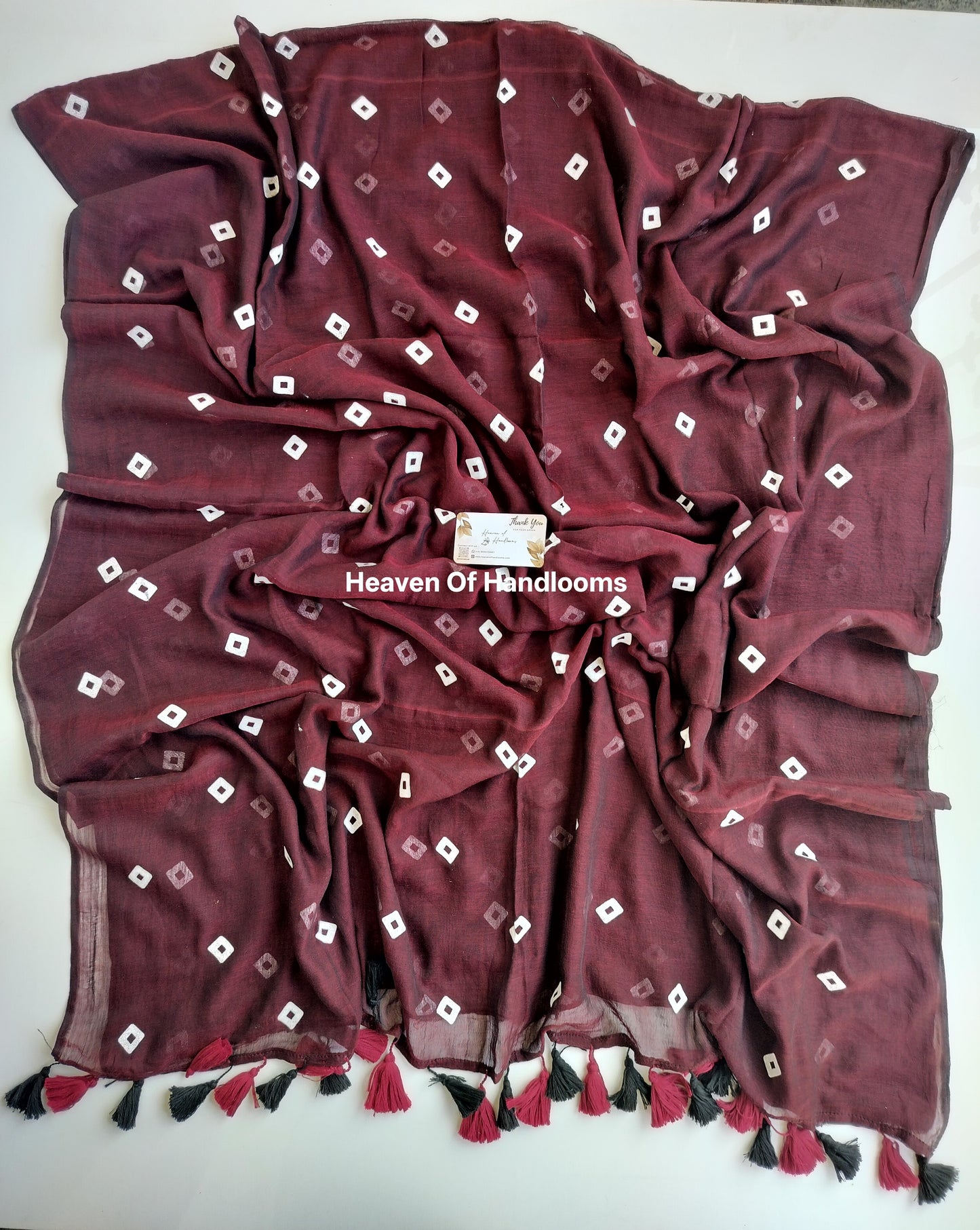 Printed Saree - Dye Podi