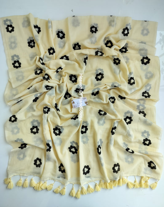 Printed Saree - Flower