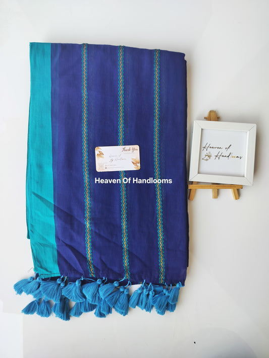 Festive Saree - Mustic Navy