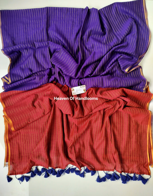 Festive Saree - Vibrant Purple