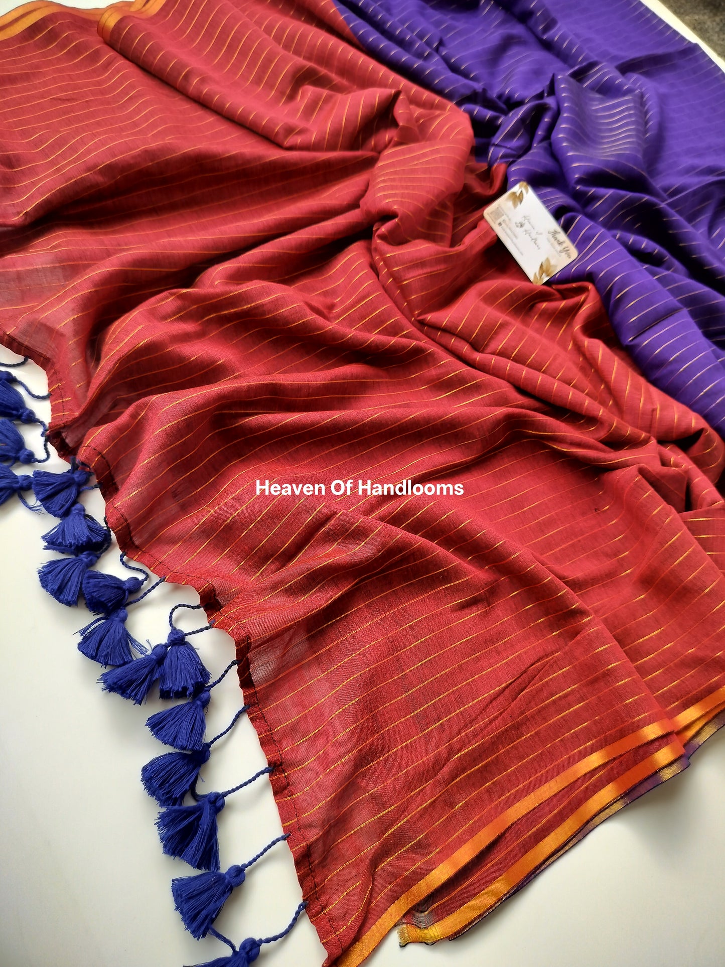 Festive Saree - Vibrant Purple
