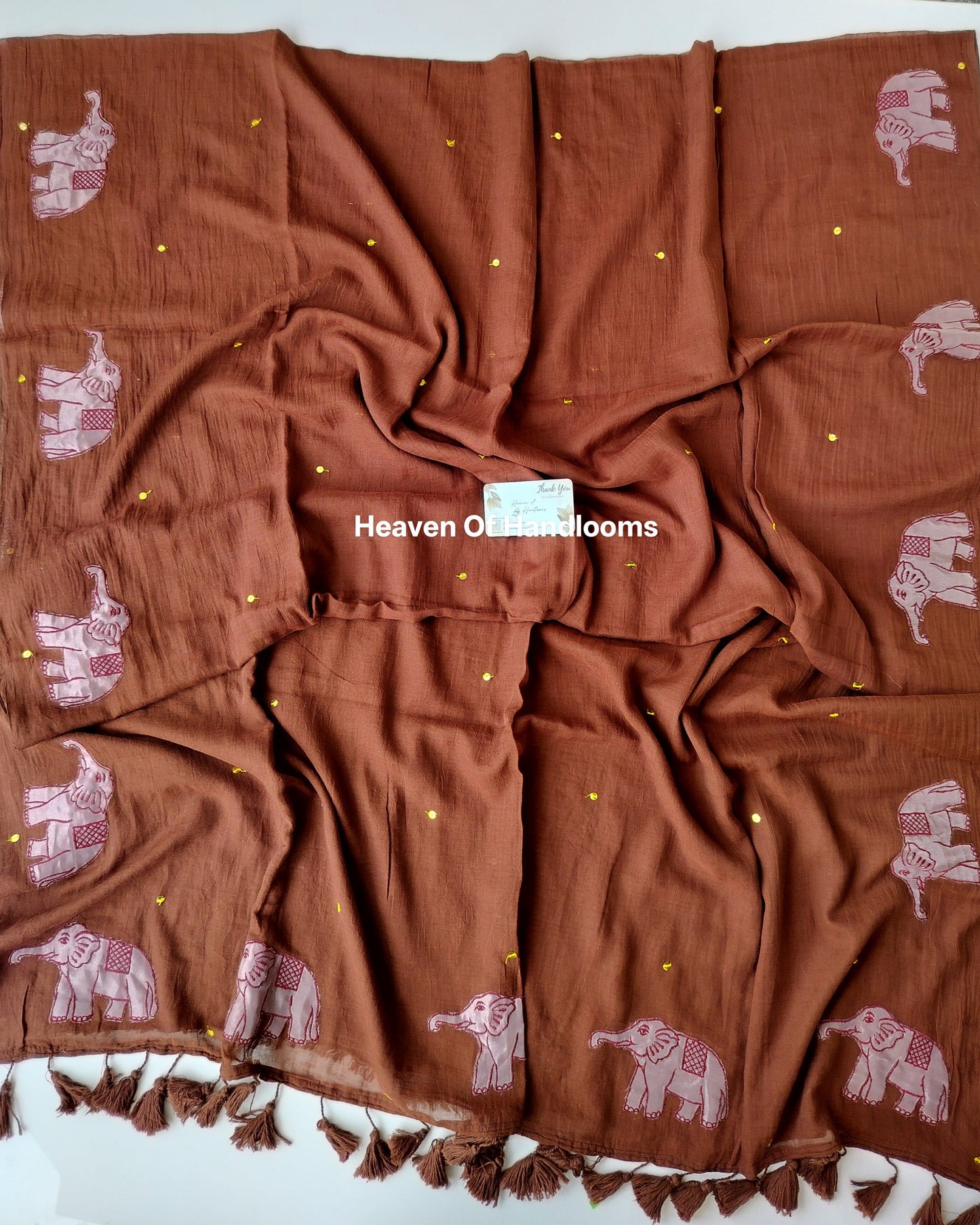 Premium Hand Stitch - Elephant Gini Brown