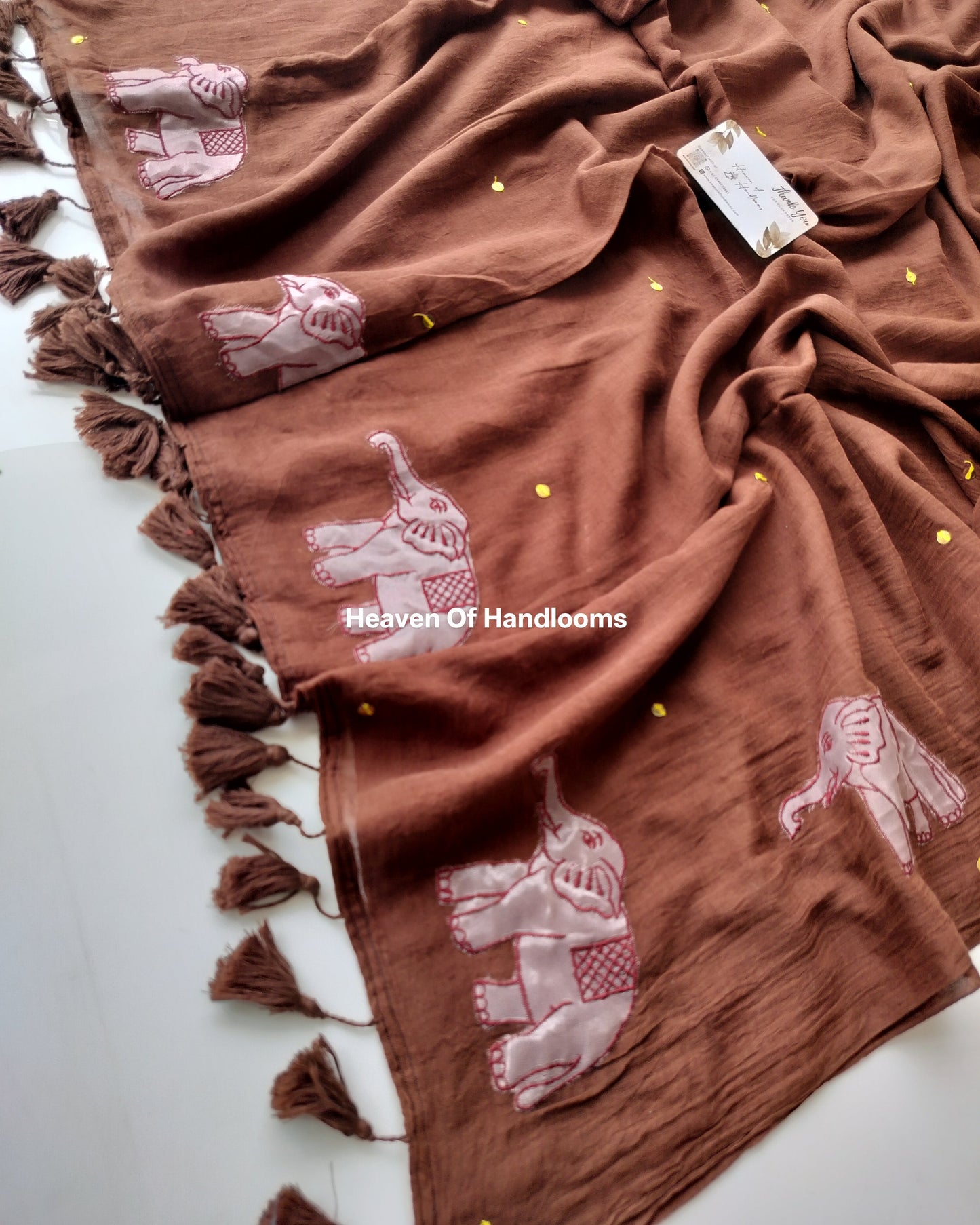 Premium Hand Stitch - Elephant Gini Brown