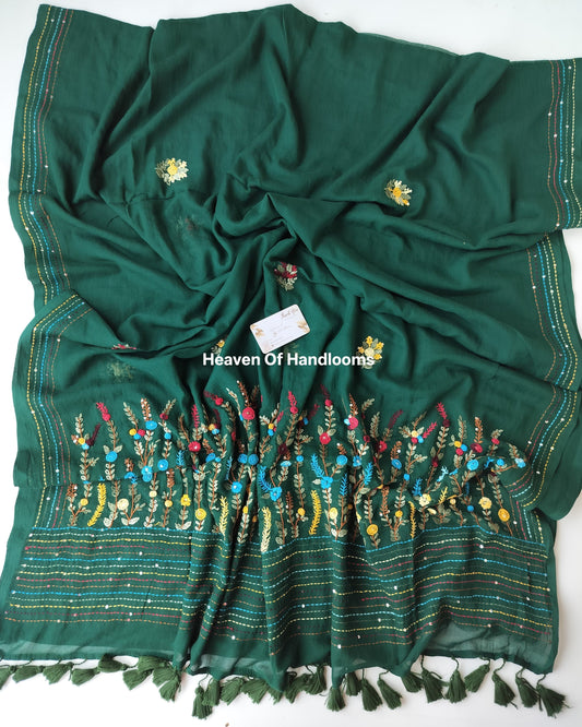 Premium Hand Stitch - Green