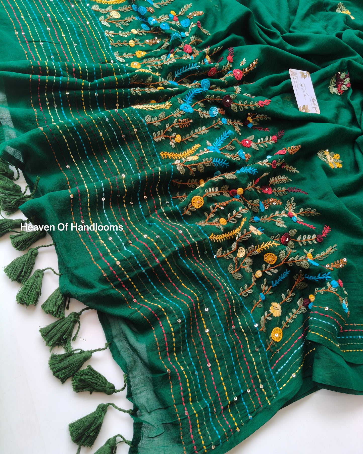 Premium Hand Stitch - Green