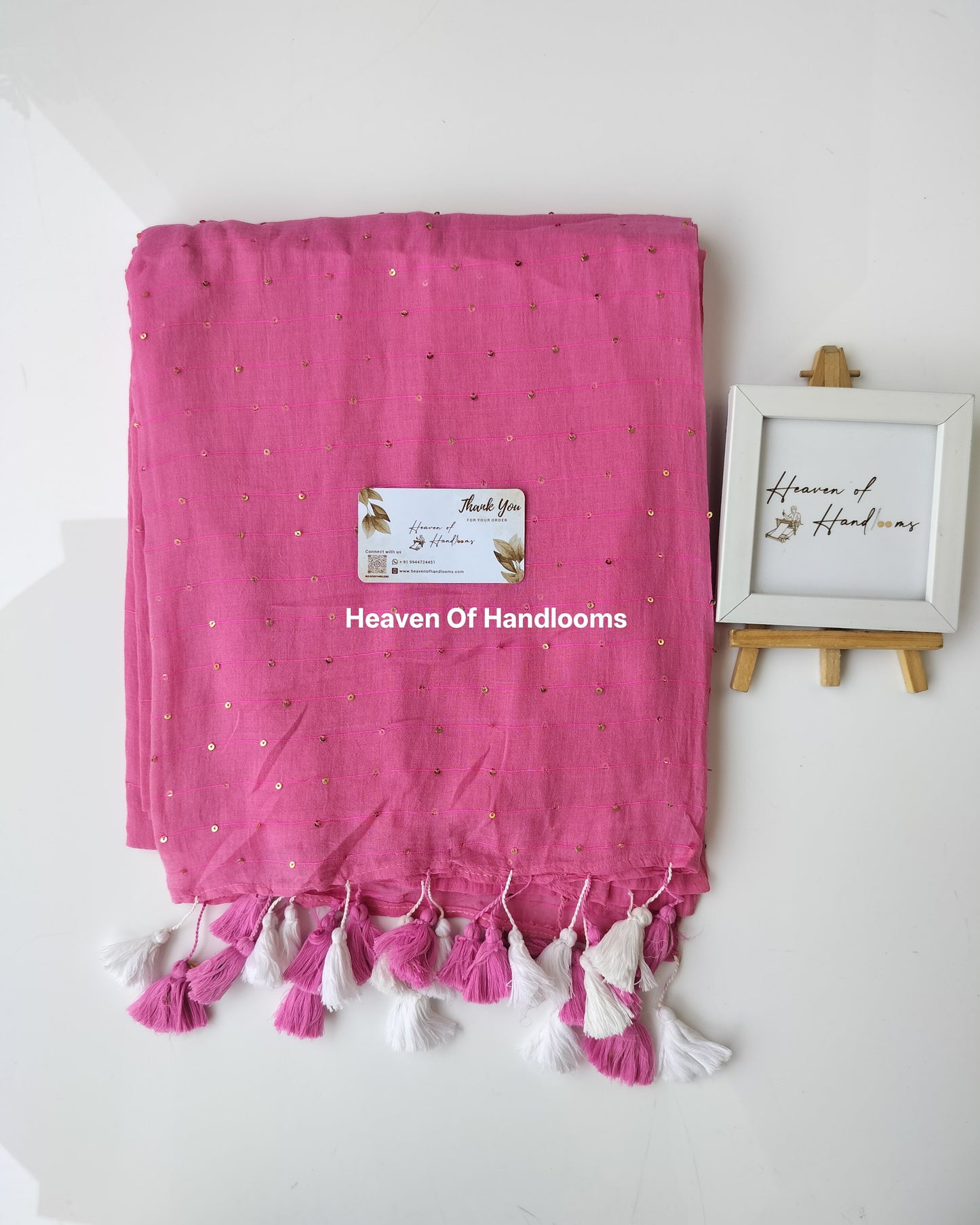Contemporary Saree - Pink Jonaki