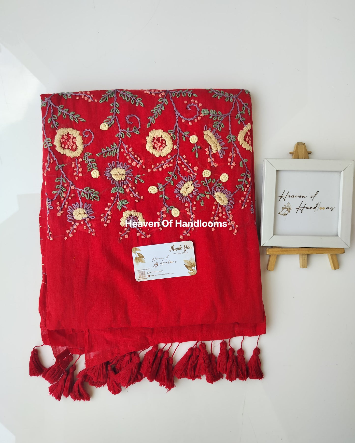 Premium Hand Stitch - Red Kodi Poo