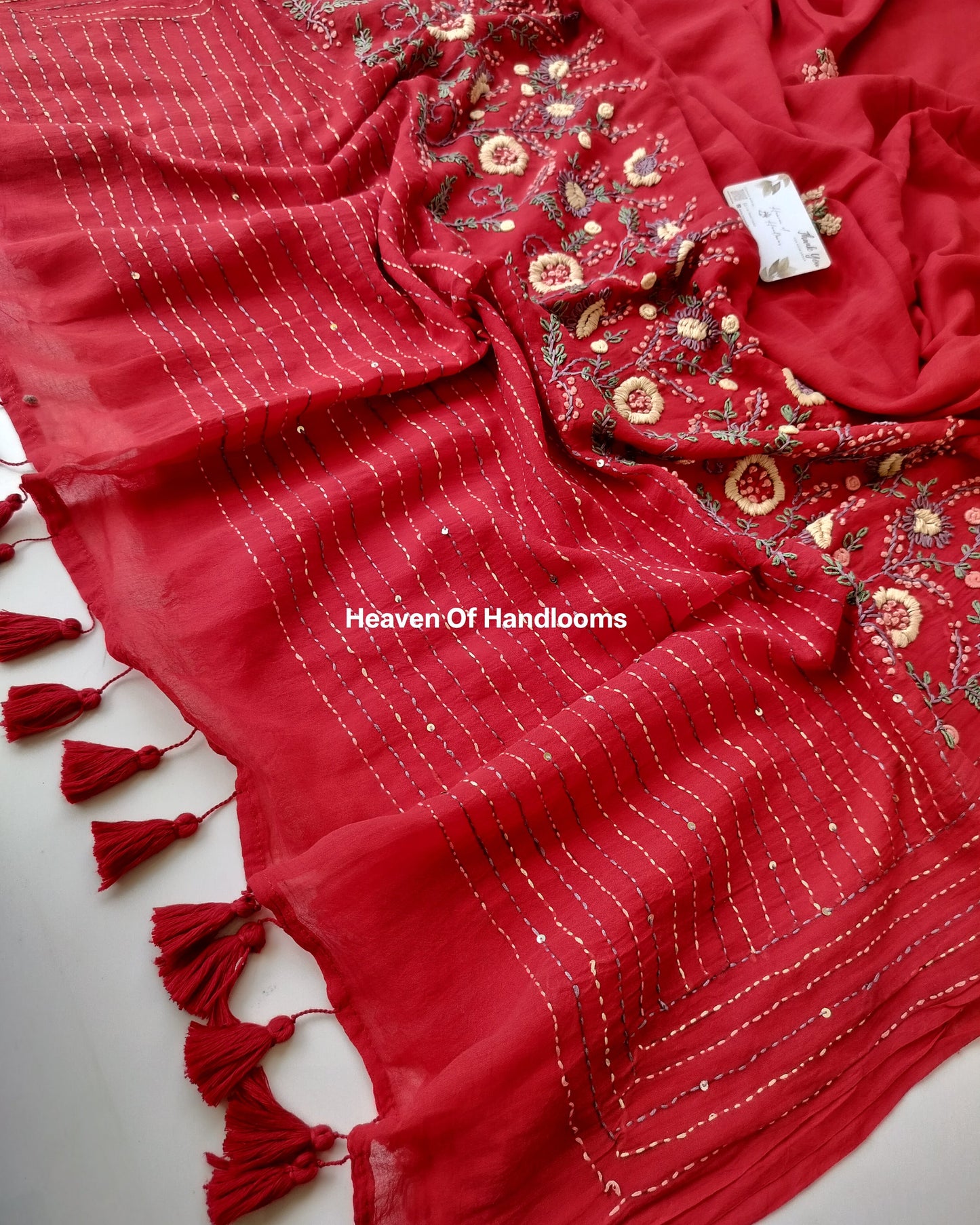 Premium Hand Stitch - Red Kodi Poo