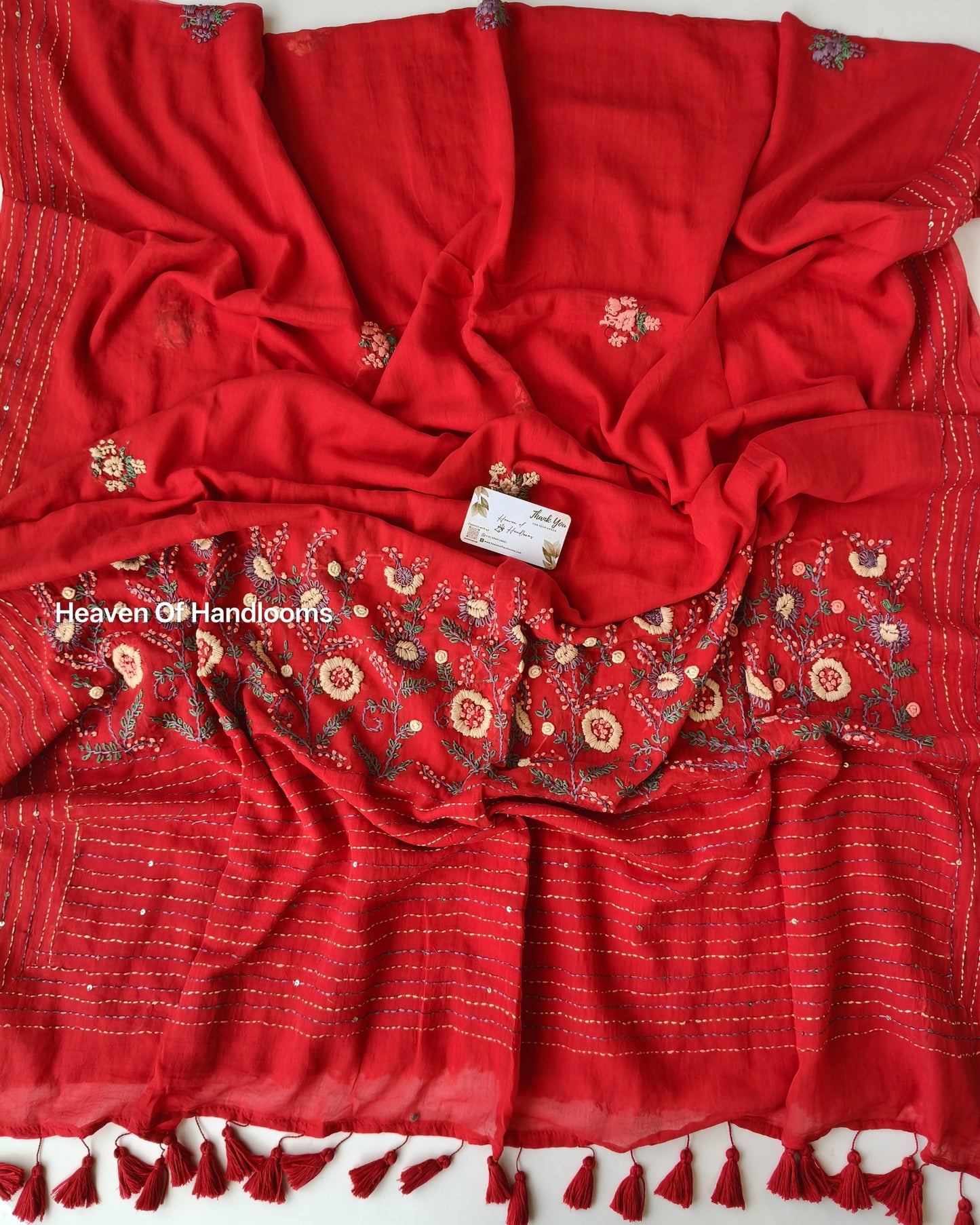Premium Hand Stitch - Red Kodi Poo