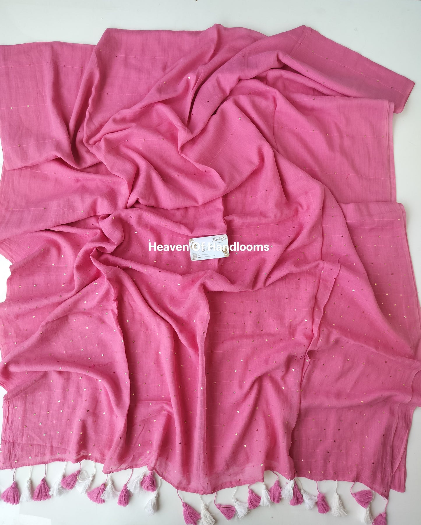 Contemporary Saree - Pink Jonaki