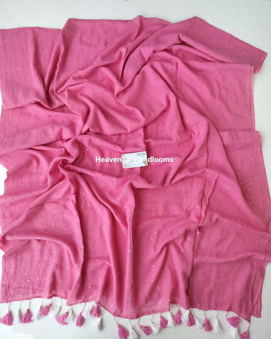 Contemporary Saree - Pink Jonaki