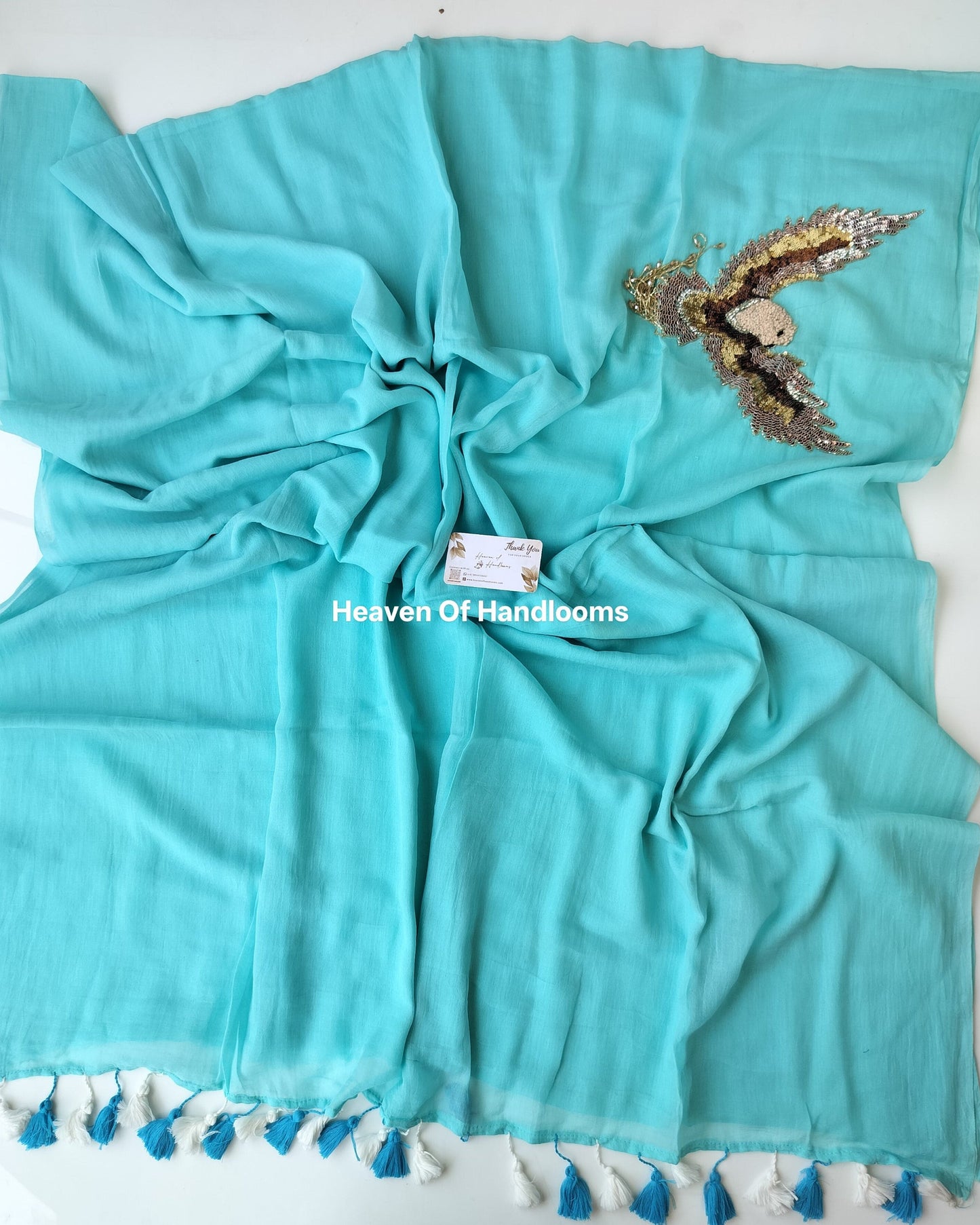 Premium Hand Stitch - Sky Eagle