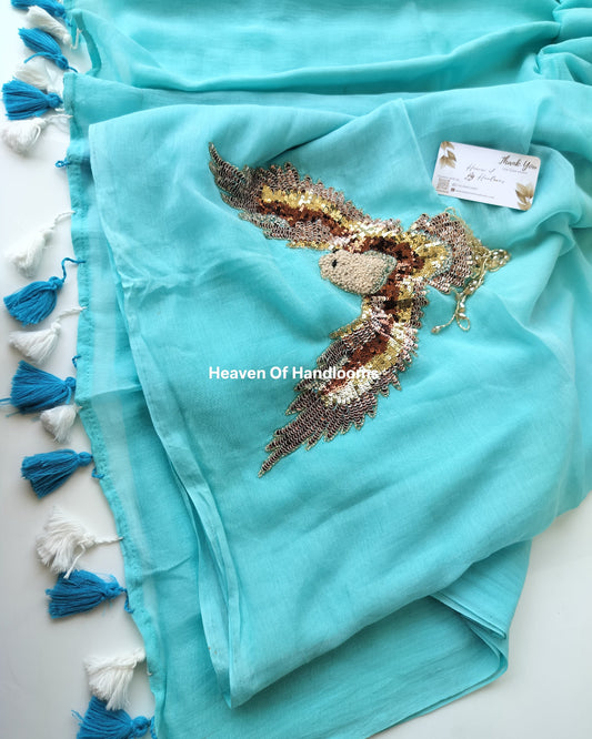 Premium Hand Stitch - Sky Eagle