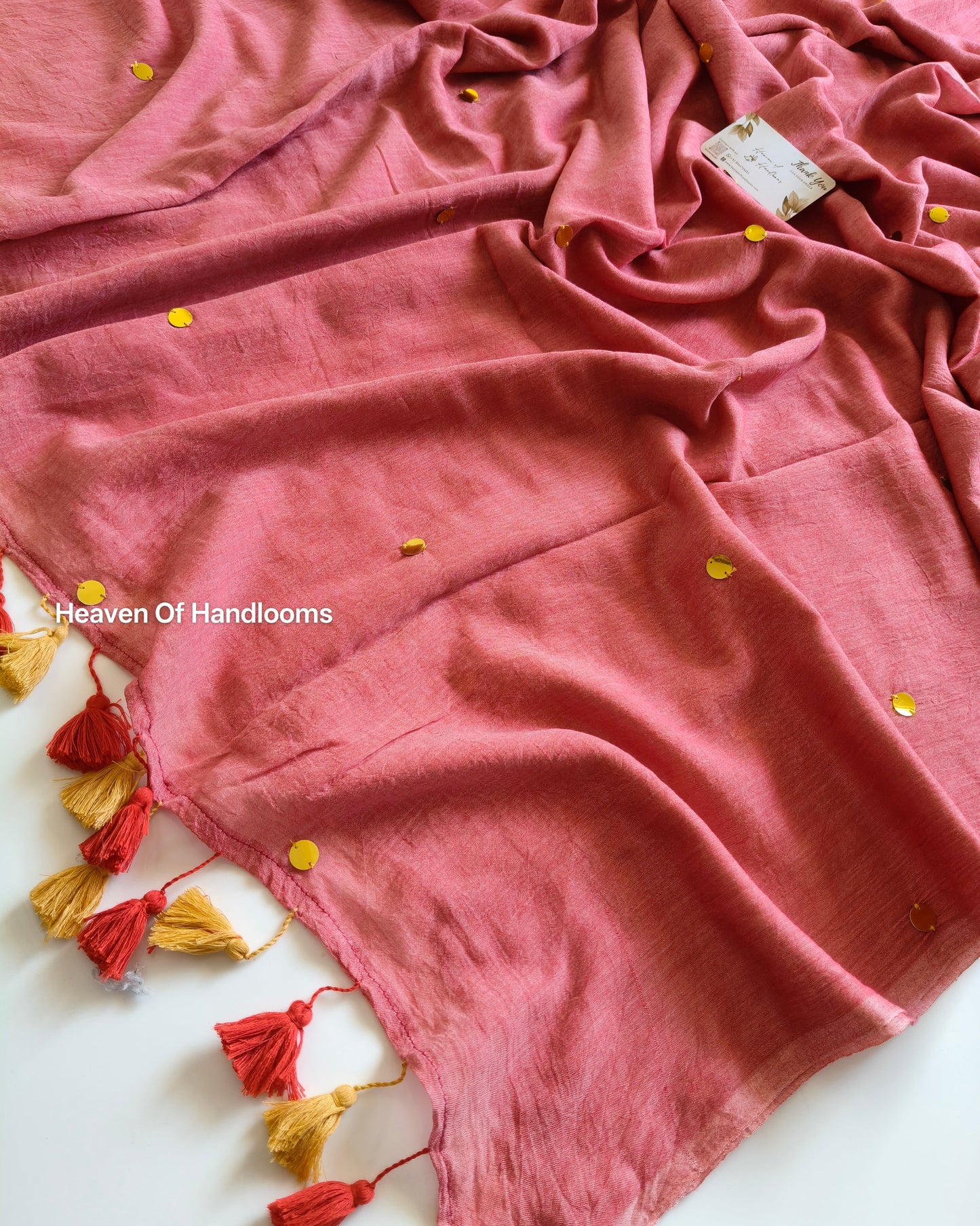 Festive Saree - Brick Gini