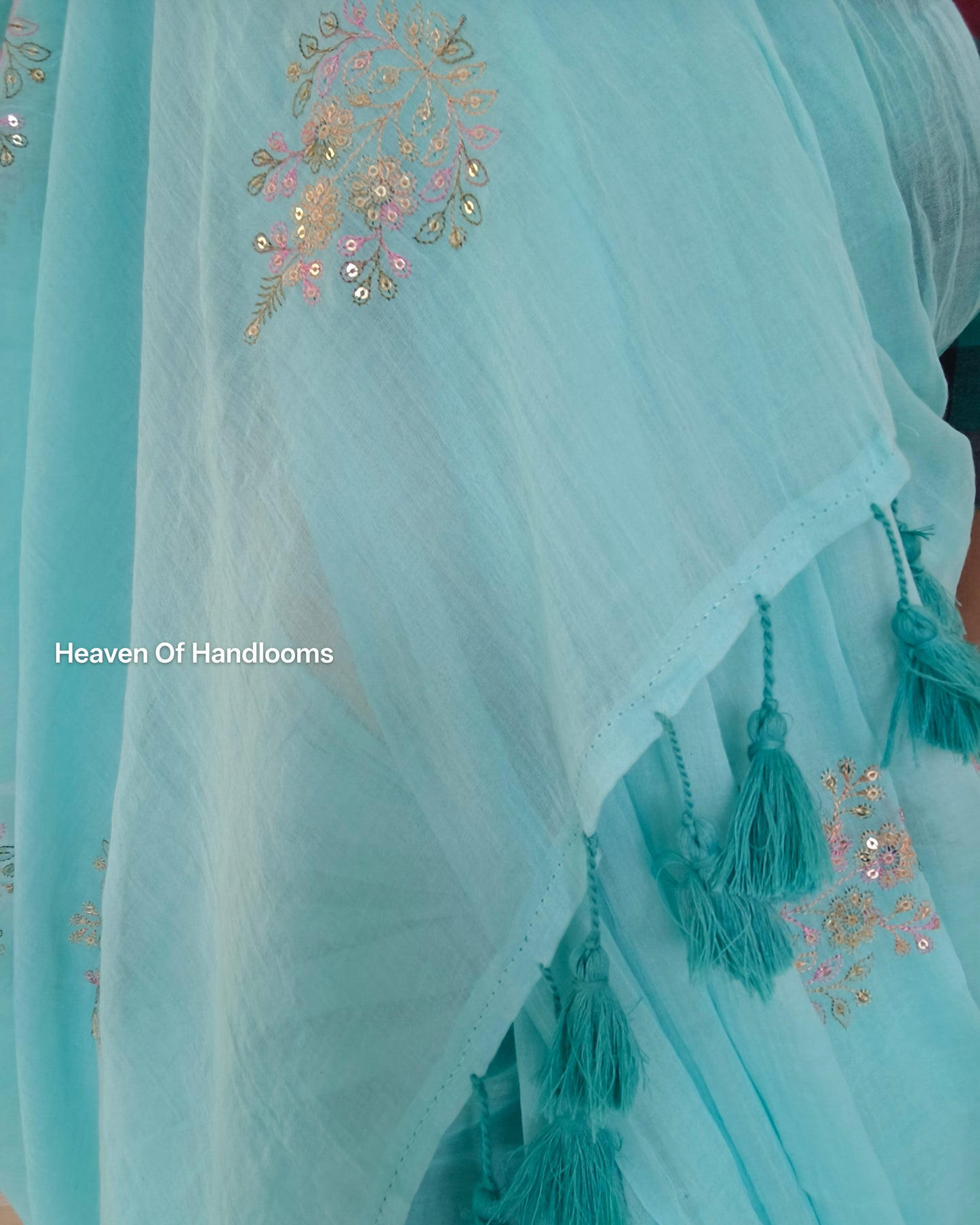Festive Saree - Sky Rangoli