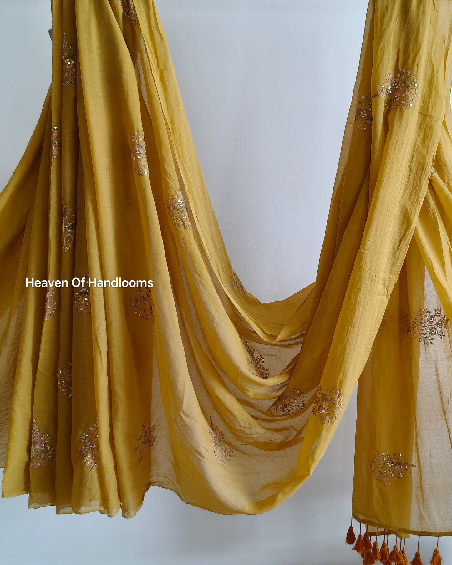 Festive Saree - Mustard Yellow