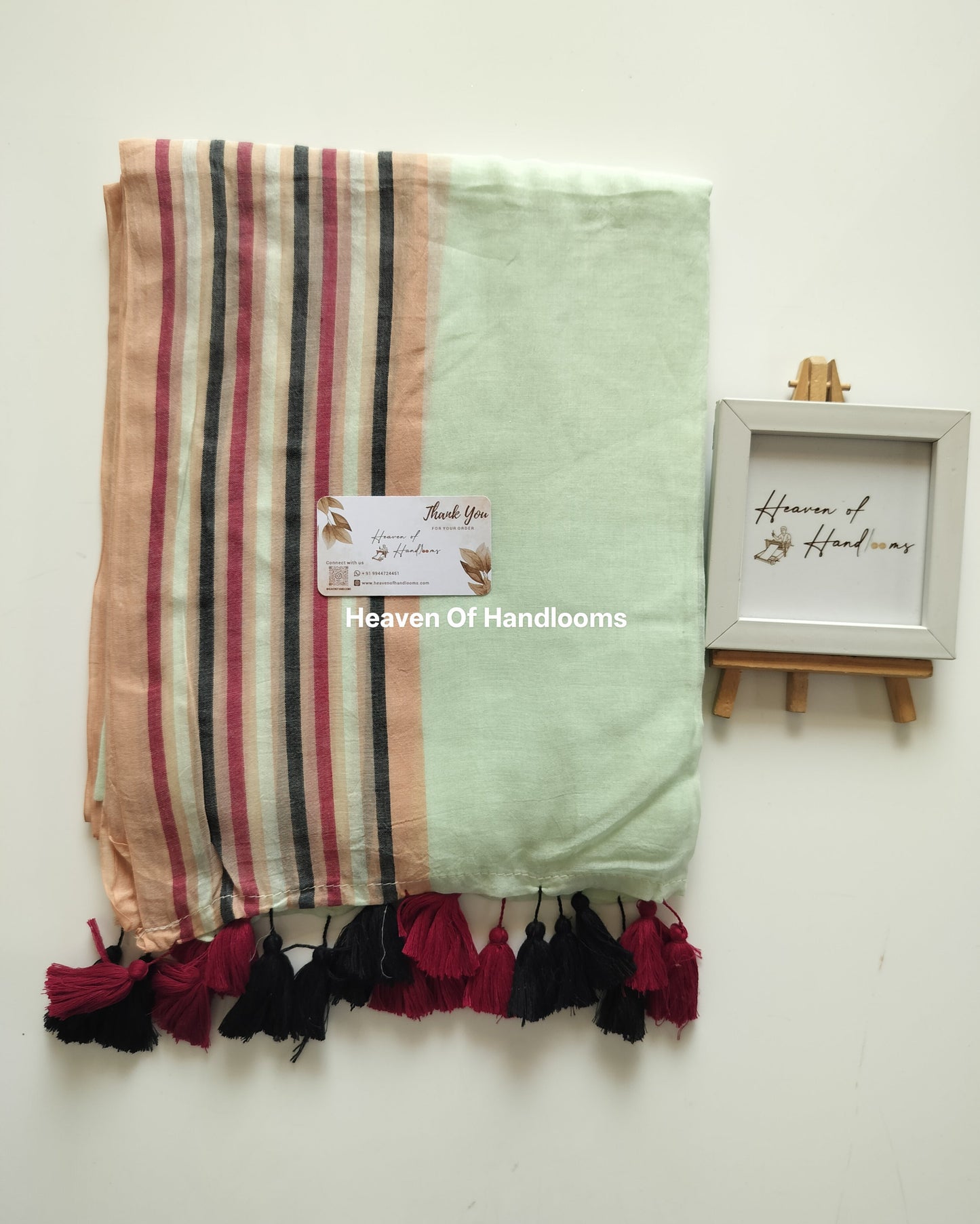 Corporate Choice - Mint Stripe Border