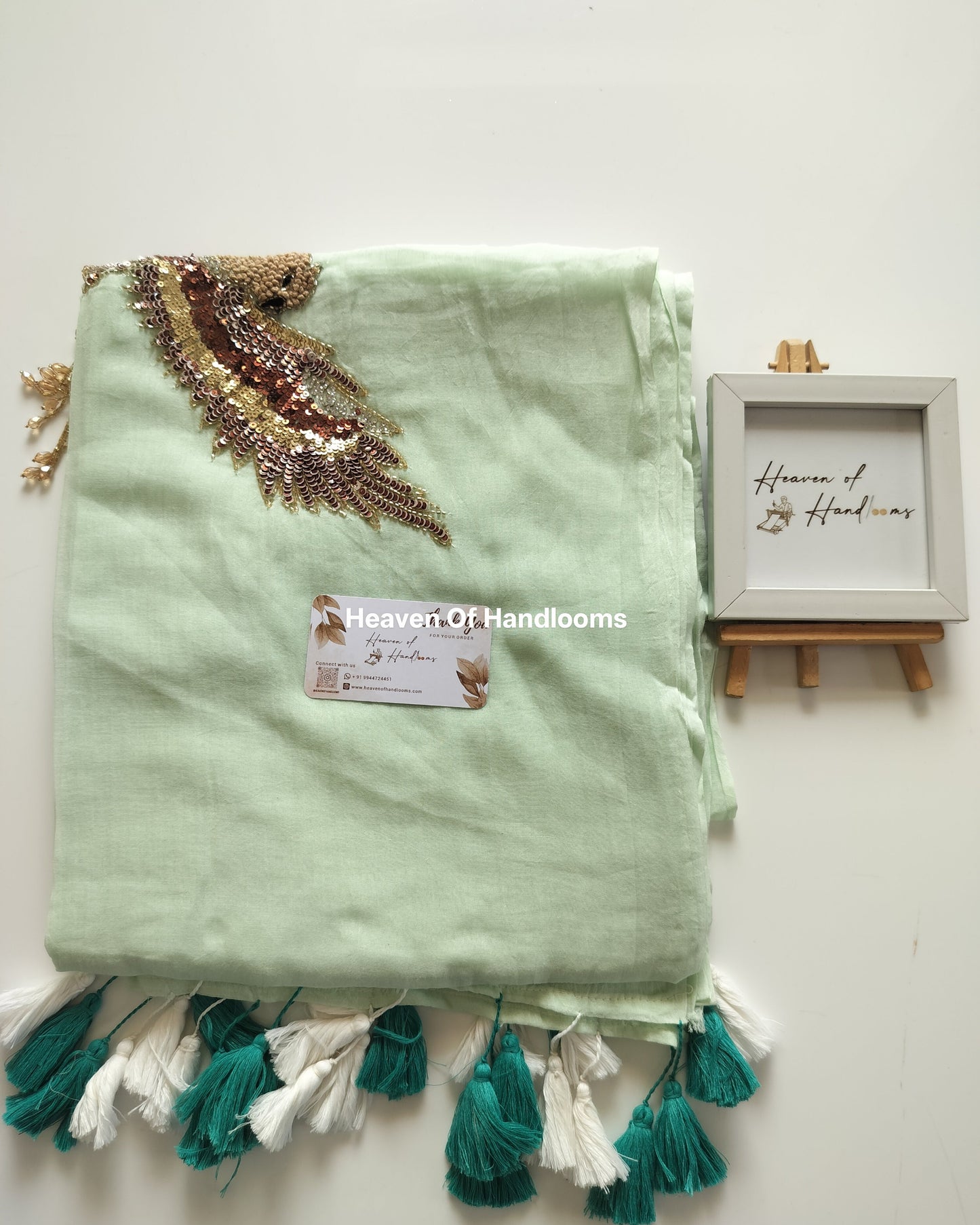 Premium Hand Stitch - Mint Eagle