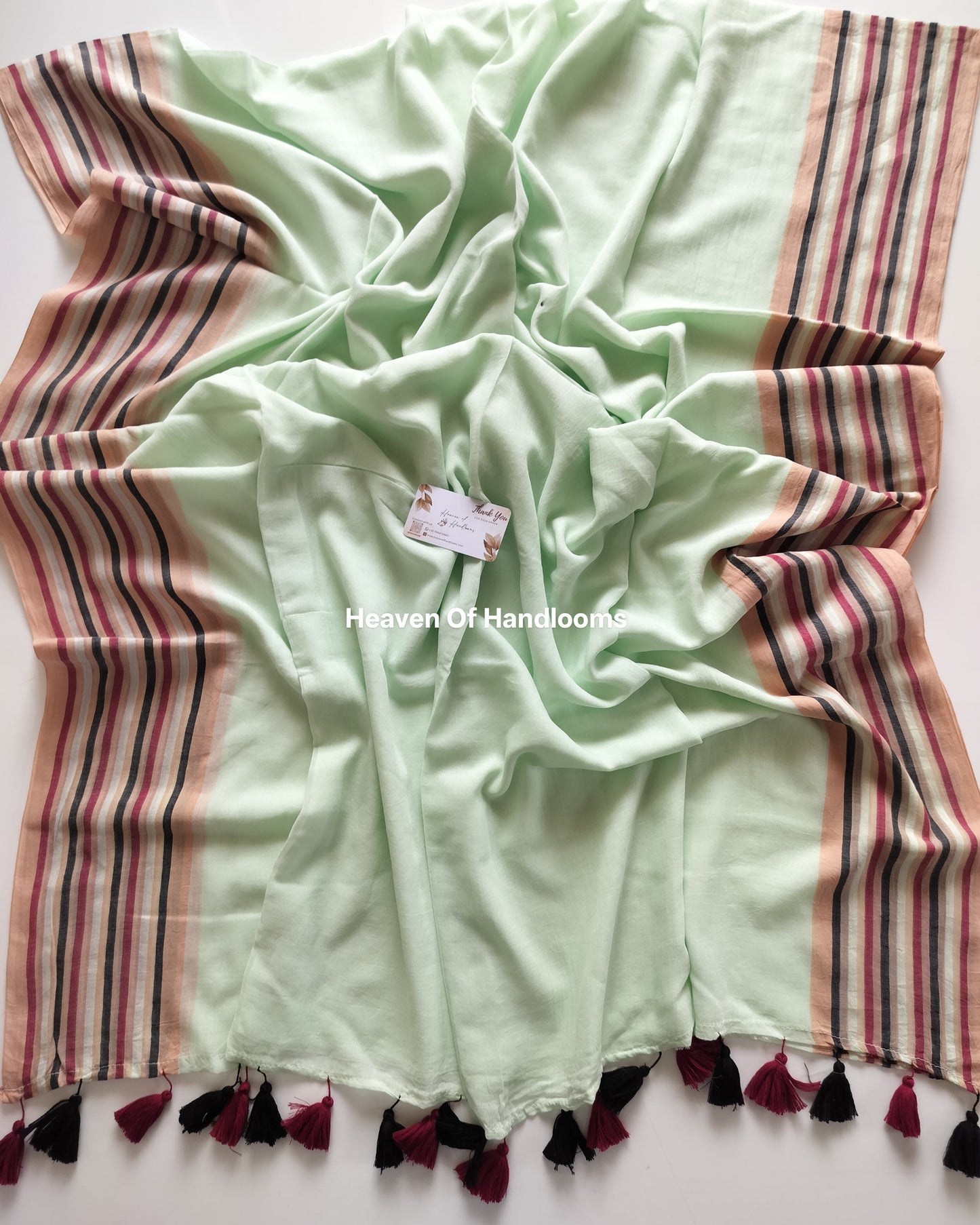 Corporate Choice - Mint Stripe Border