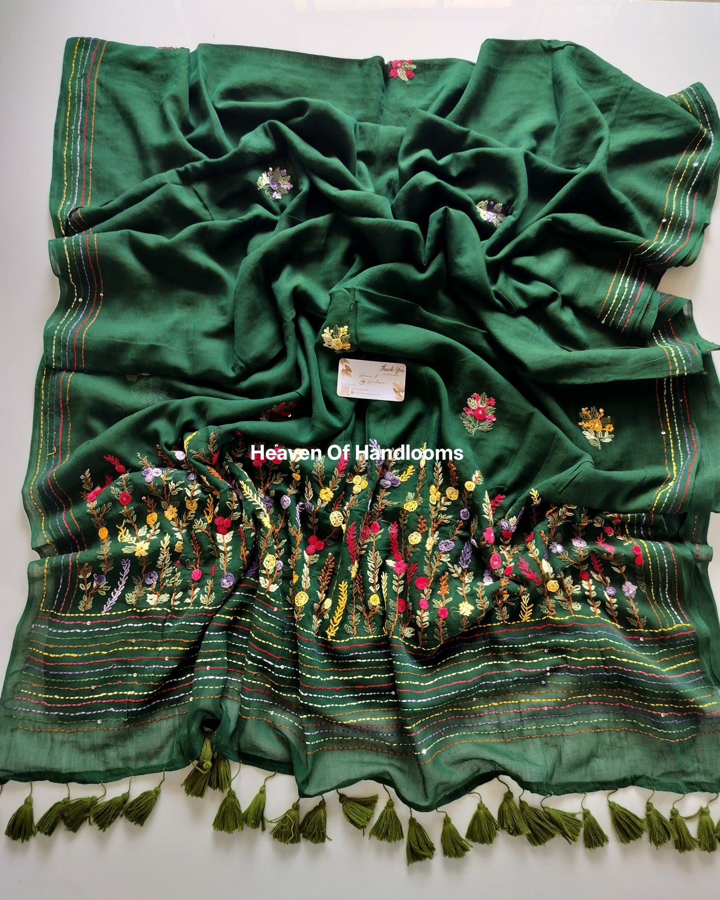 Premium Hand Stitch - Green Kodi Poo
