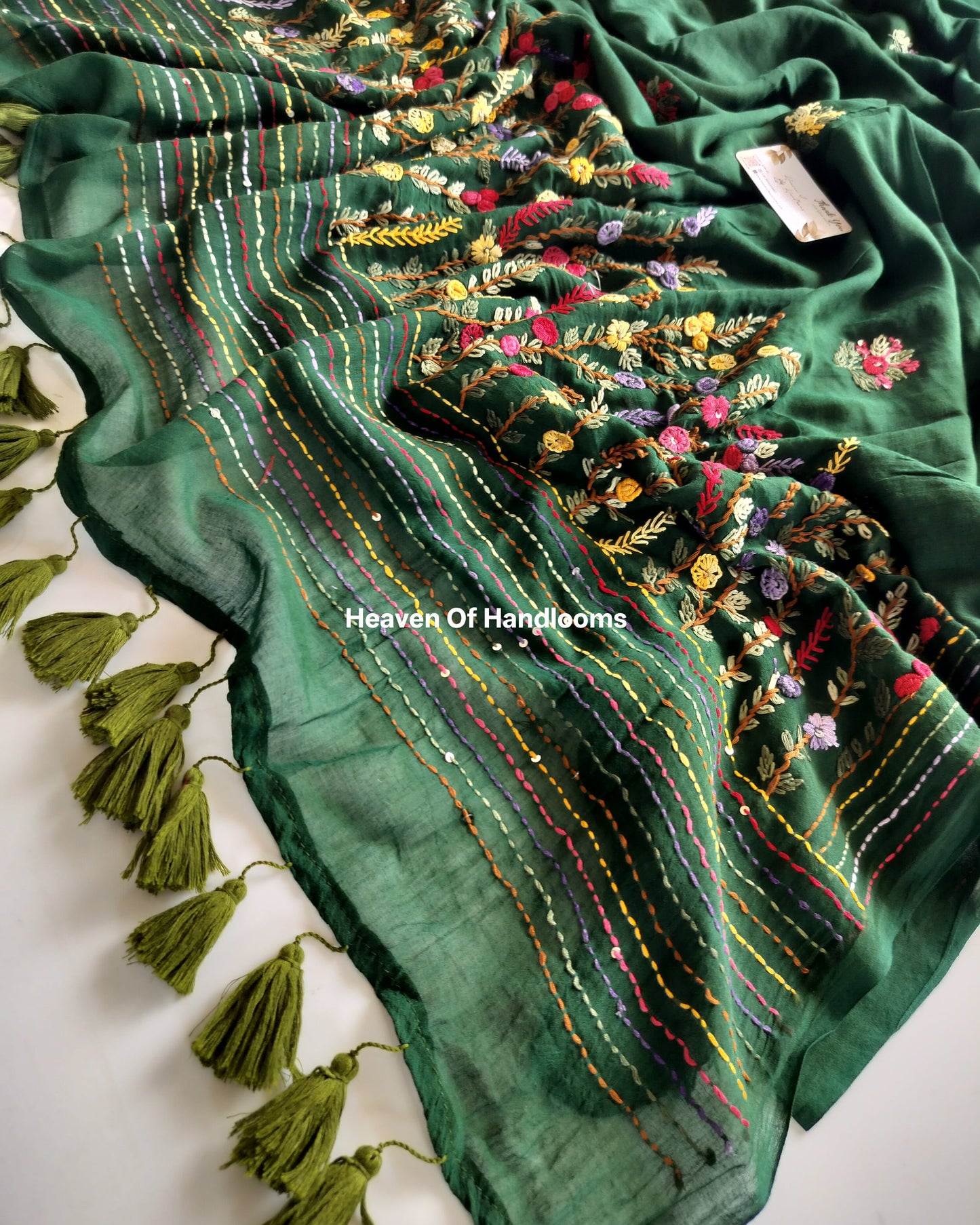 Premium Hand Stitch - Green Kodi Poo