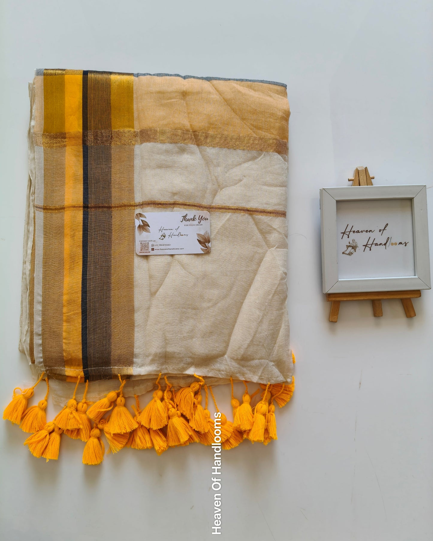 Onam-Vishu Saree - Manjal Border