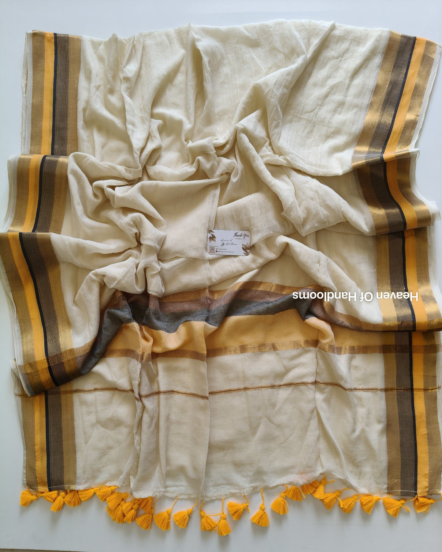 Onam-Vishu Saree - Manjal Border