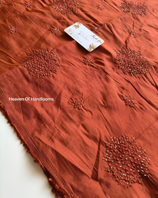 Blouse Material -Brownie