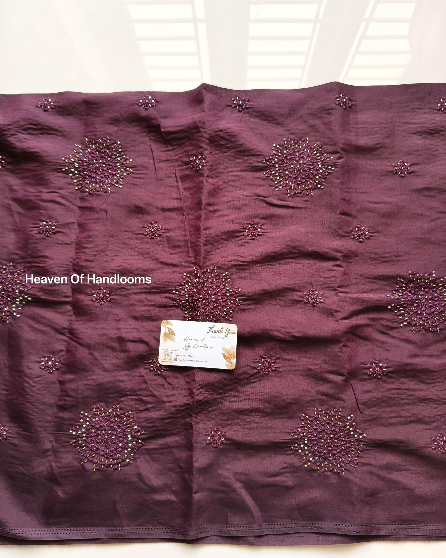 Blouse Material -Plum