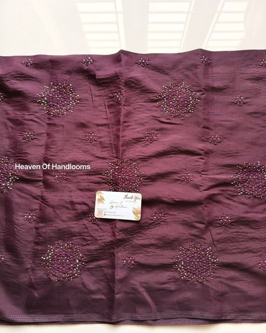 Blouse Material -Plum